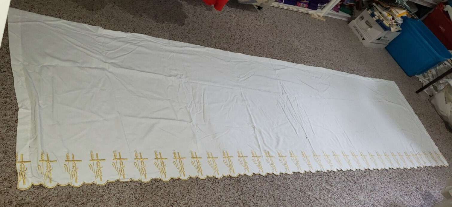 CHURCH ALTAR TABLE COVER RUNNER FRONTAL 138
