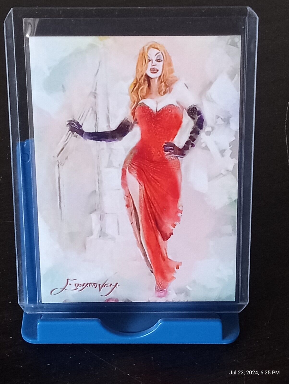 AP3 Jessica Rabbit #8 - ACEO Art Card Signed by Artist 50/50