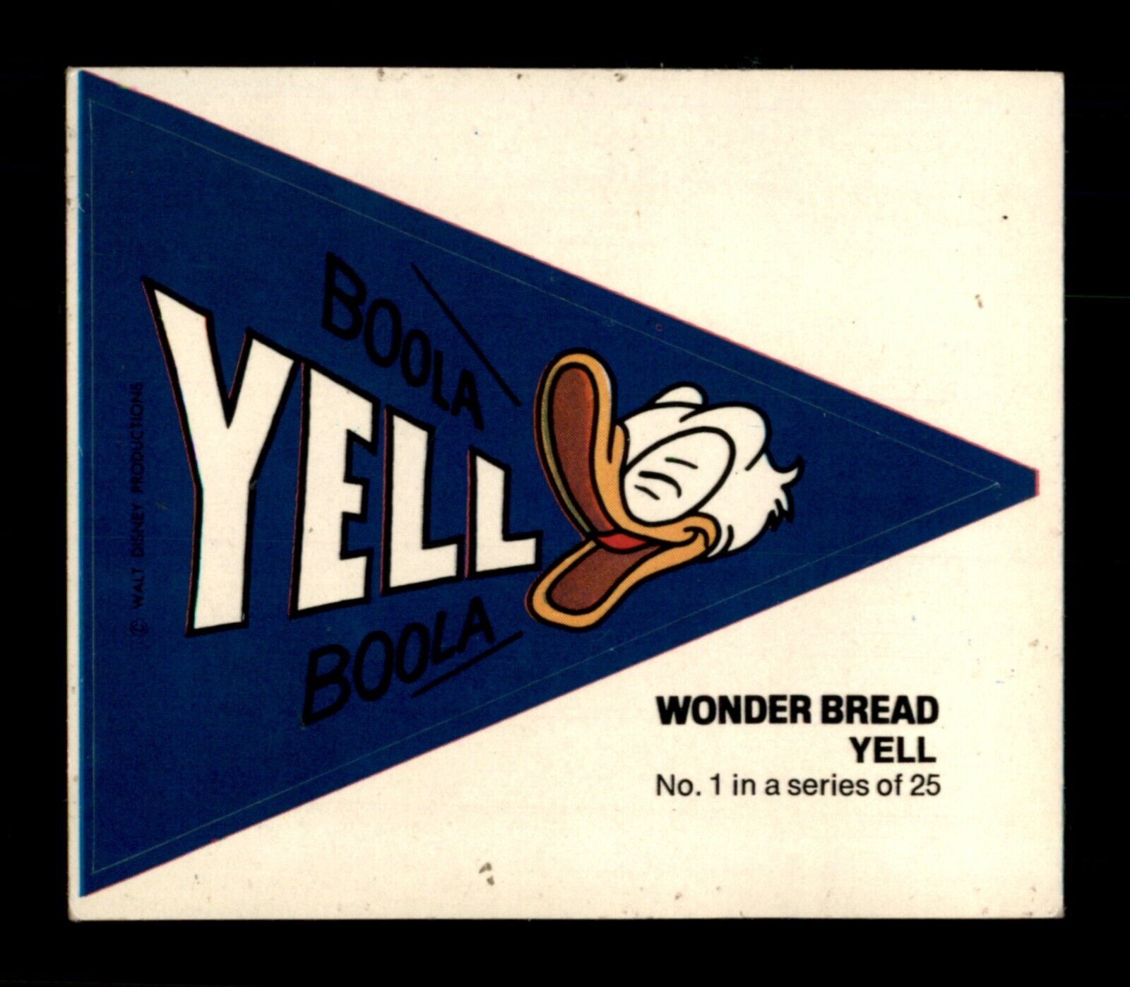 1976 Wonder Bread Disney School pennant stickers / See drop down menu