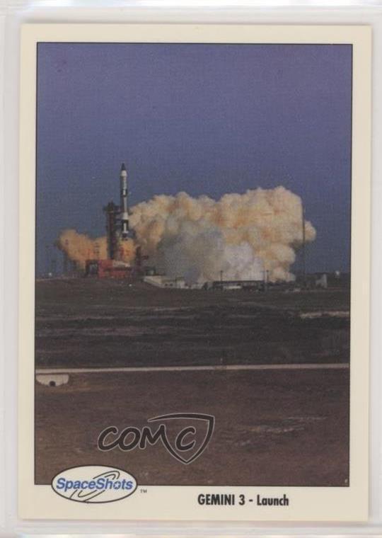 1990 Space Shots Series 1 Gemini 3 Launch #0077 0a3