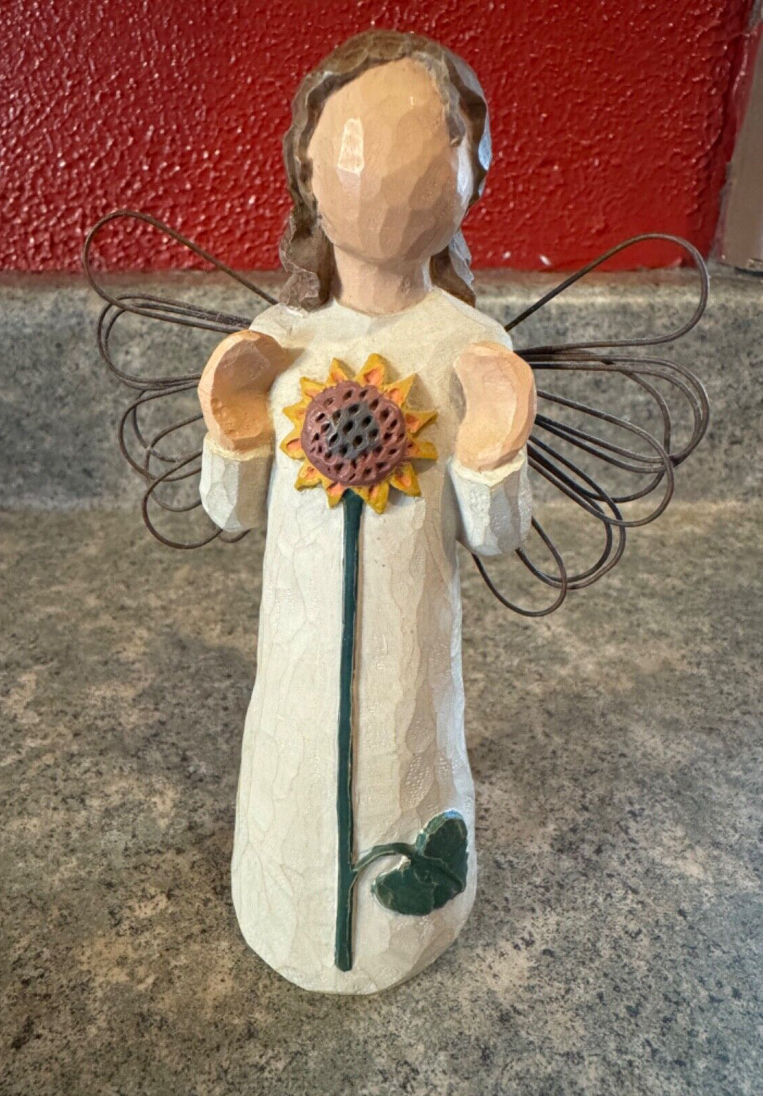 Willow Tree Angel of Summer Figure 5.25” Sunflower 2001 Susan Lordi - Demdaco