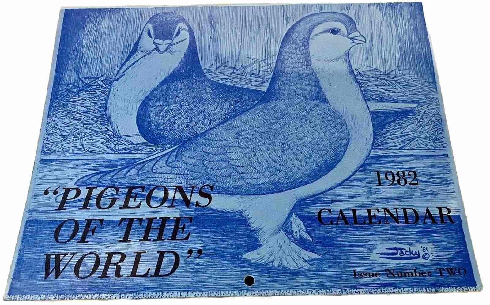 Pigeons Of The World-Calendar  1982 Diane Jacky