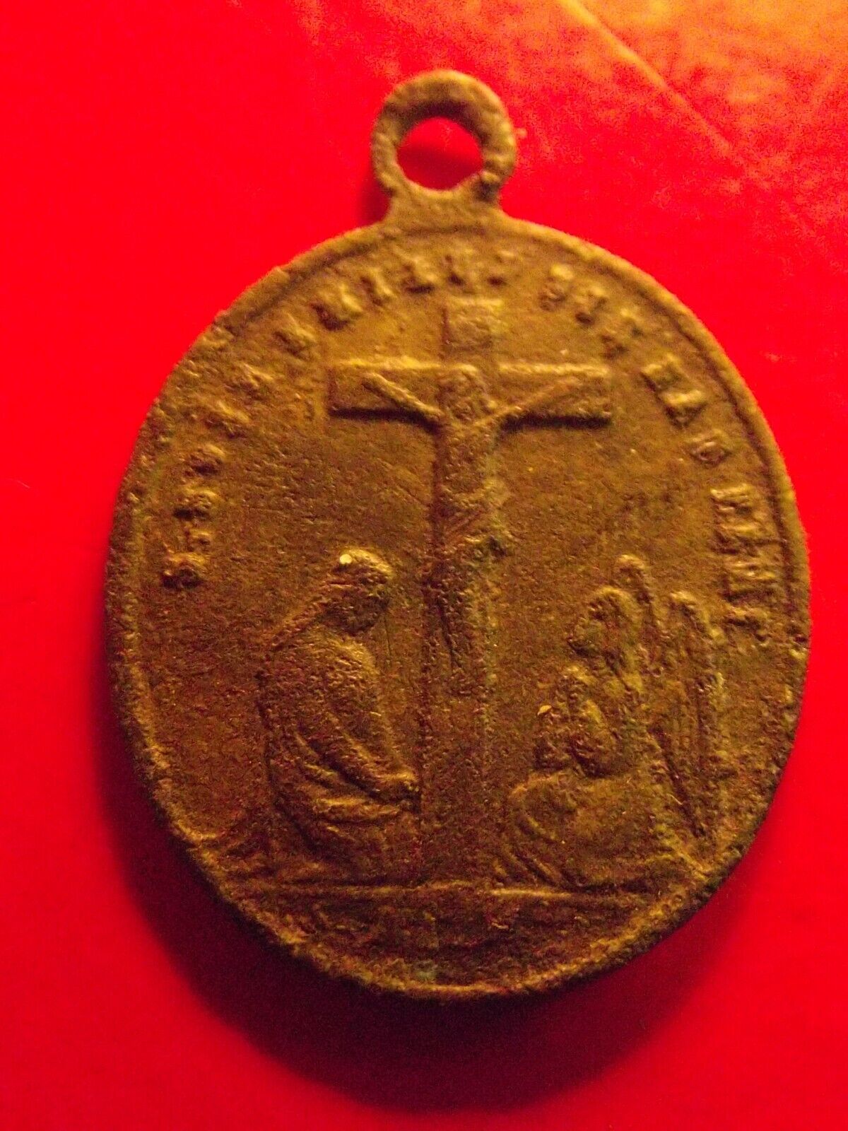 Poland 1864 S. MARIA Our Lady MB Bolesna Antique Medal pendant 2.16 gr