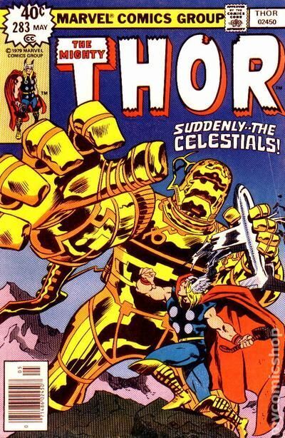 Thor #283 VG+ 4.5 1979 Stock Image Low Grade