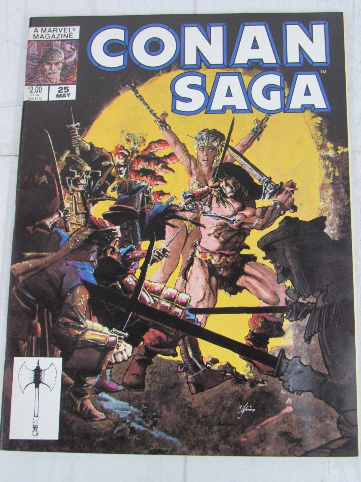 Conan Saga #25 May 1989 Marvel Comics