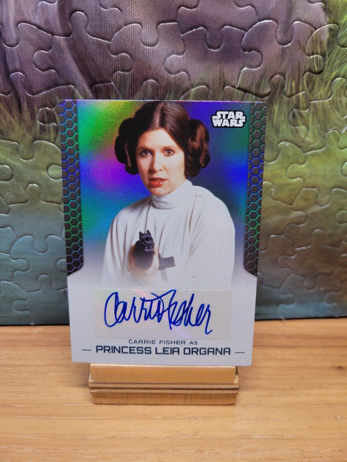 2014 Topps Star Wars Perspectives Carrie Fisher As Princess Leia Organa Auto 