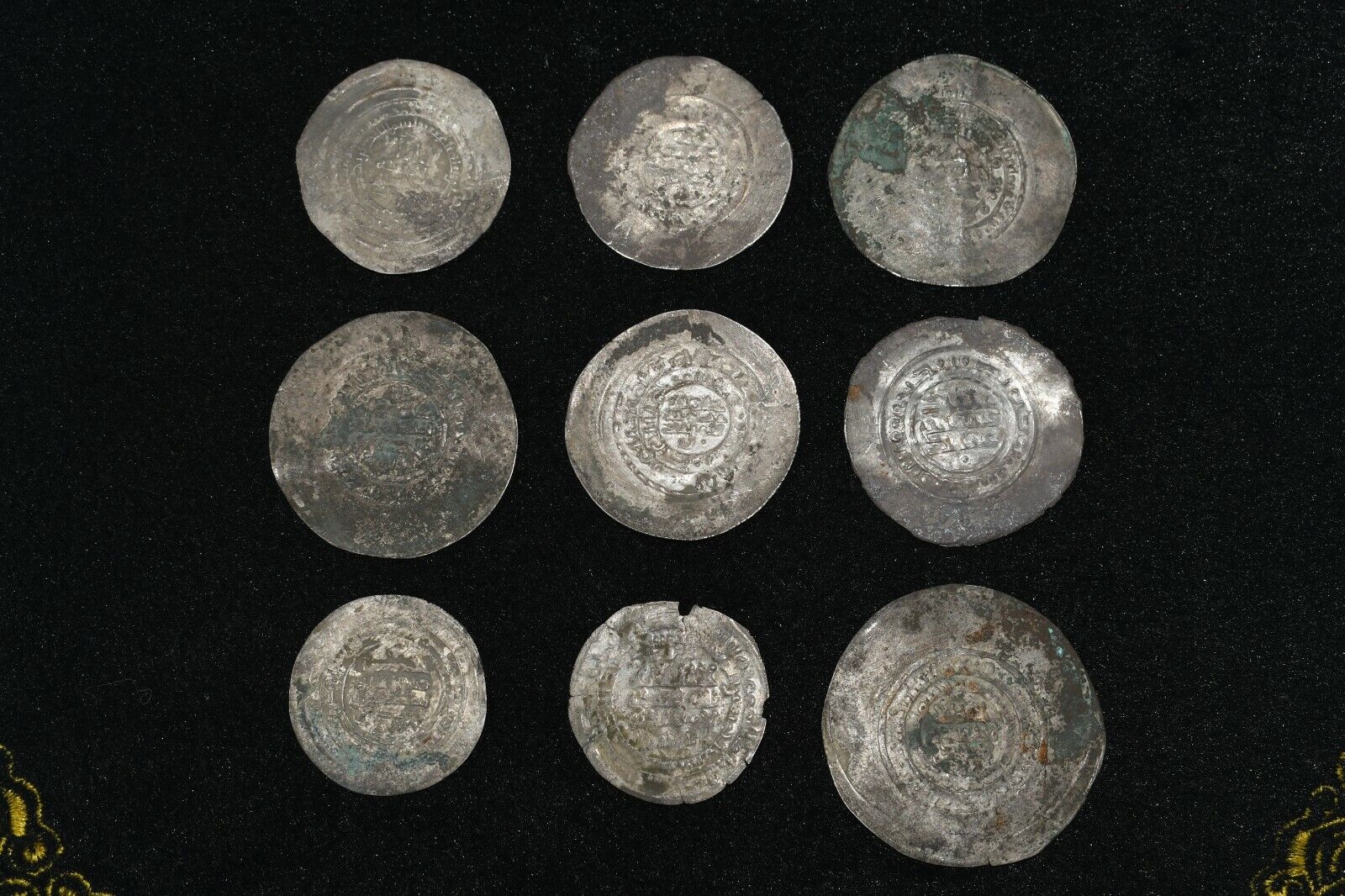 9 Ancient Islamic Samanid dynasty Silver dirham Coin from Badakhshan Afghanistan