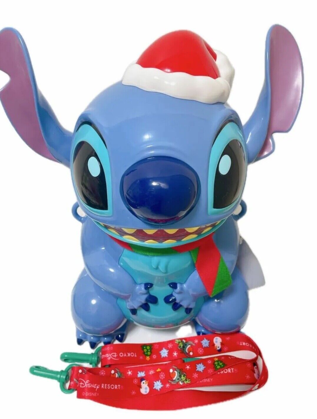 Christmas Limited Popcorn  Bucket Stitch Santa Claus Disney Case at Disneyland