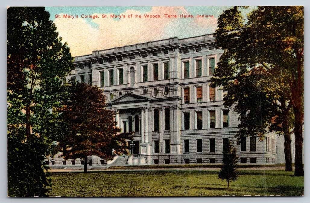 St. Mary's of the Woods College Terre Haute IN Indiana Postcard 