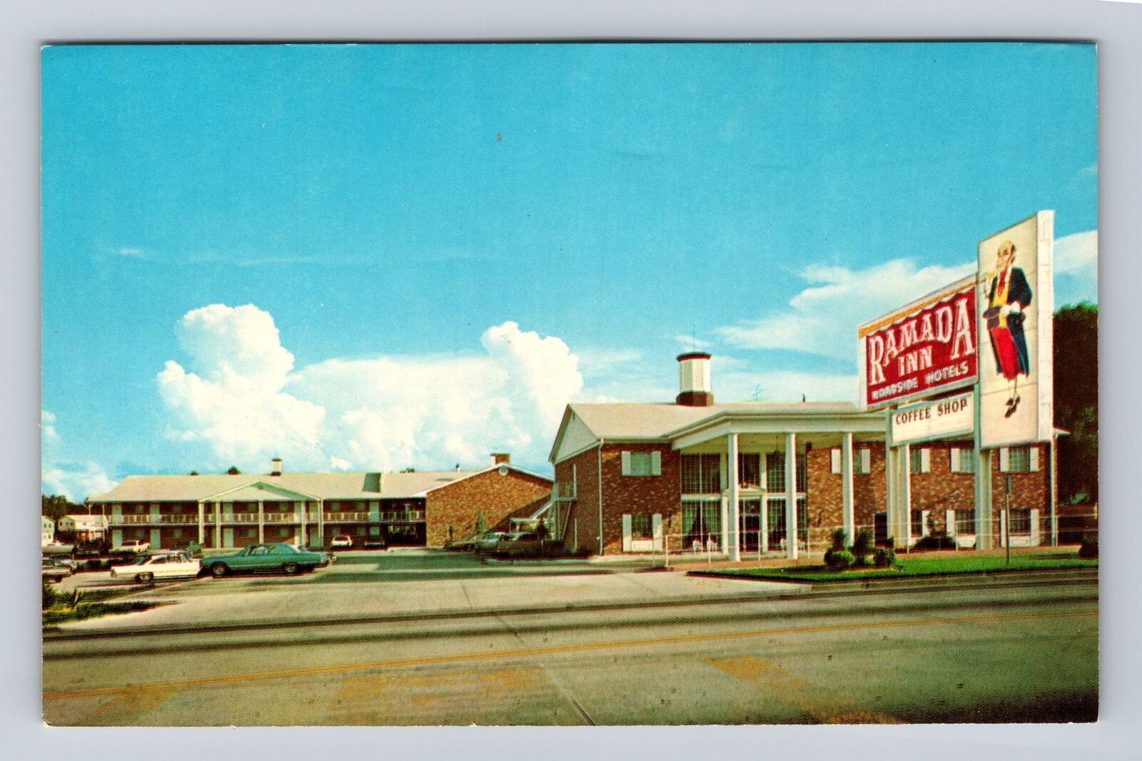 Lakeland FL-Florida, Ramada Inn Motel, Rt. 92 & 98, Advertising Vintage Postcard