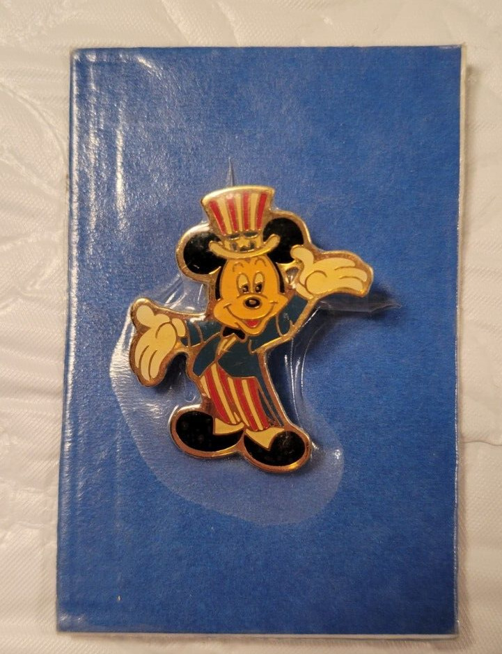 Mickey Mouse Uncle Sam vnt pin 1989