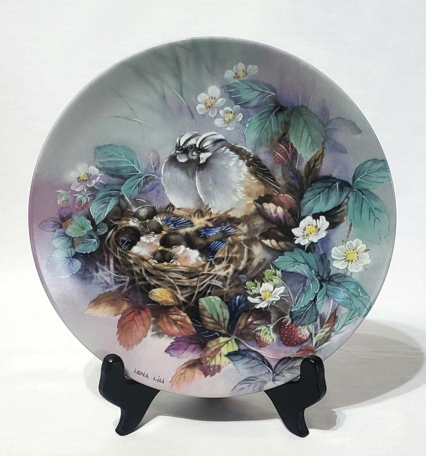 Tender Lullaby Collector Plate - Lena Liu’s Nature’s Poetry Limited Edition