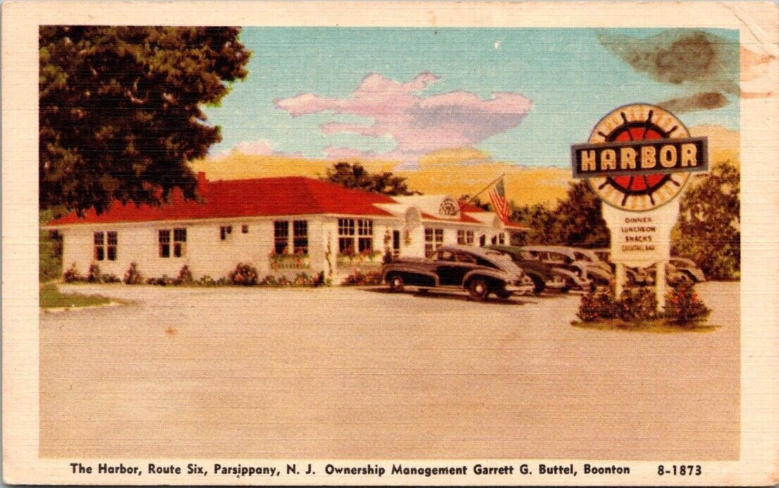 The Harbor Restaurant, Route 6, Parsippany, New Jersey Postcard. AZ.