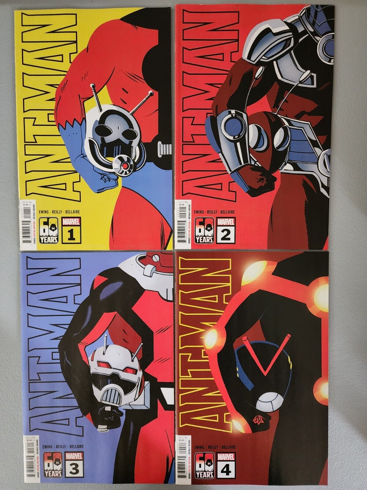 Ant-Man (2022) #1-#4 NM, Complete Series, Marvel Comics 2022 NM-