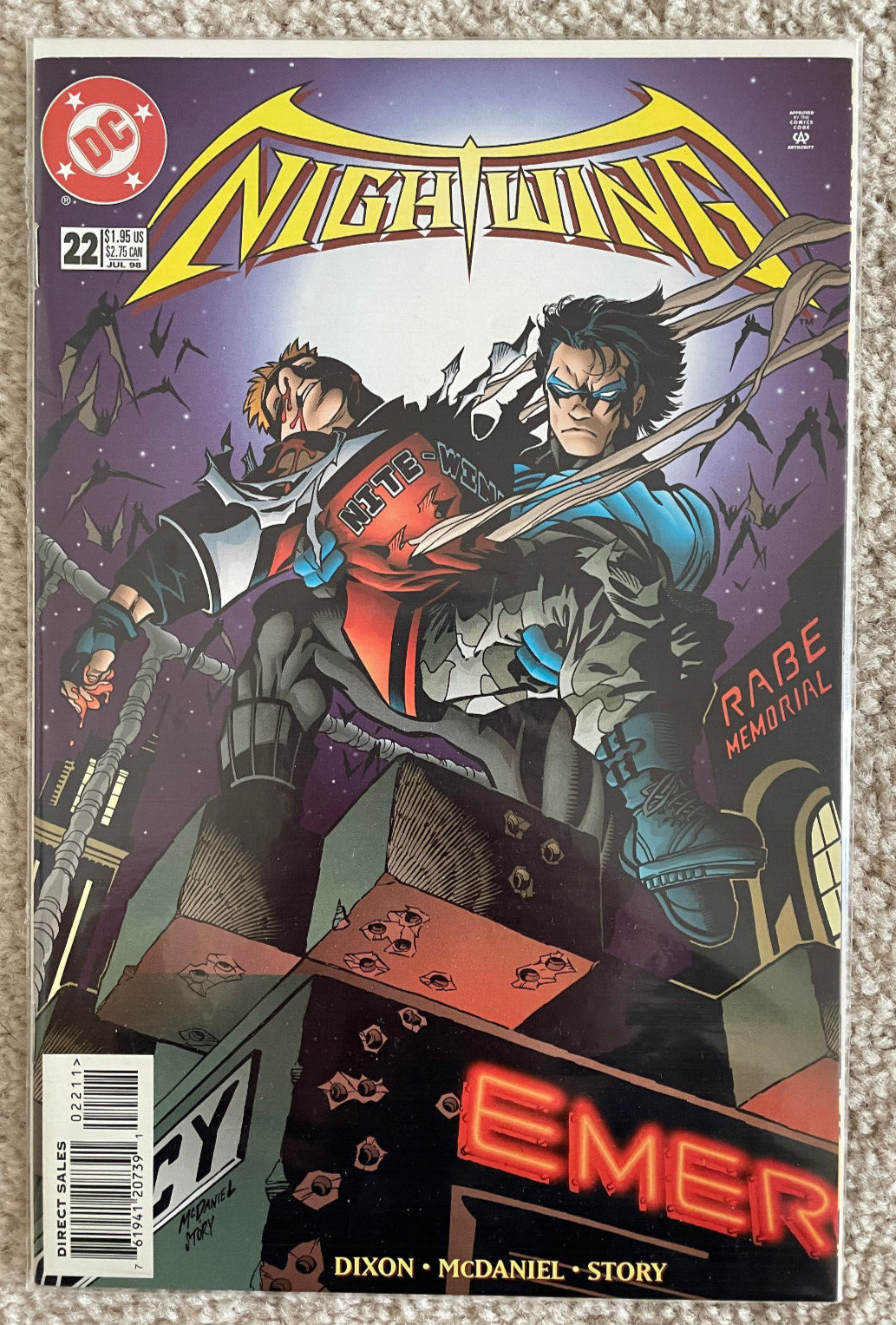 Nightwing #22 July 1998 DC Comics Chuck Dixon Scott McDaniel Vtg Vintage 90s