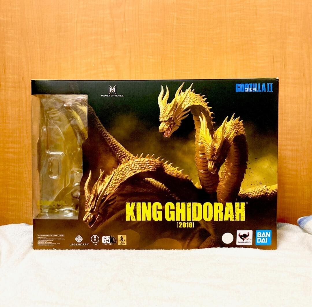 S.H.MonsterArts King Ghidorah 2019 Godzilla King of Monsters Figure Toy BANDAI