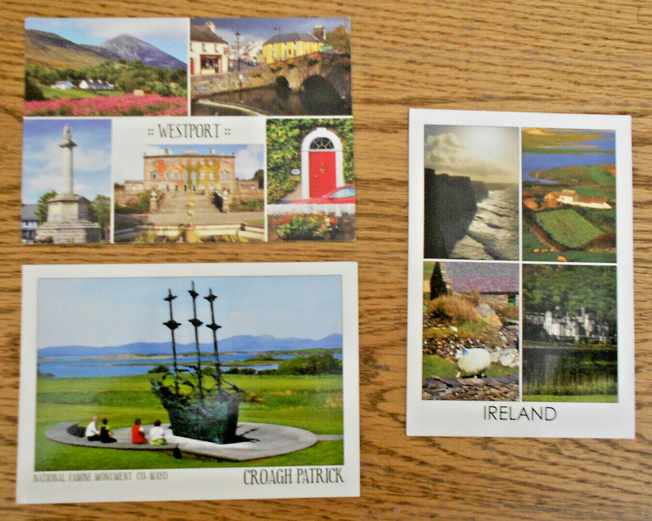 Lot 3 Vintage NEW 950\'s- 1960\'s IRELAND Postcards