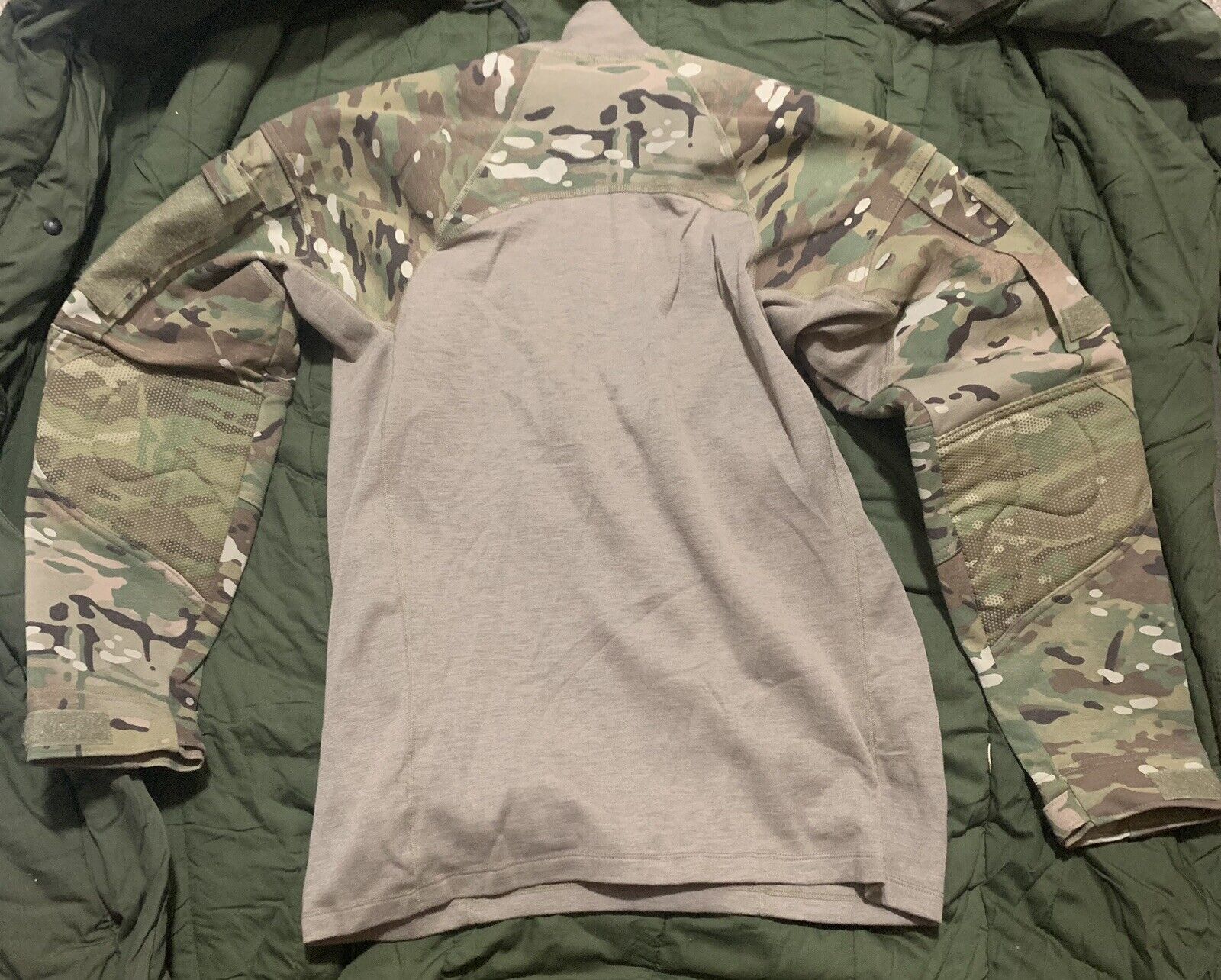 Massif US Army OCP Multicam WACS Winter Combat Shirt FR • LARGE • NEW NWOT