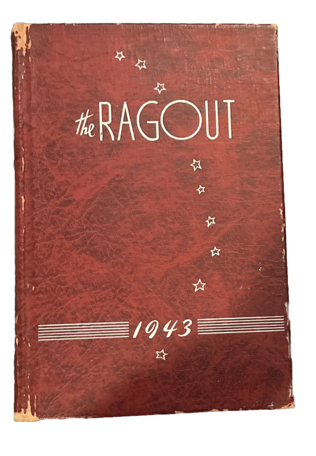 Antique Yearbook The Ragout 1943 Central College Fayette, Missouri
