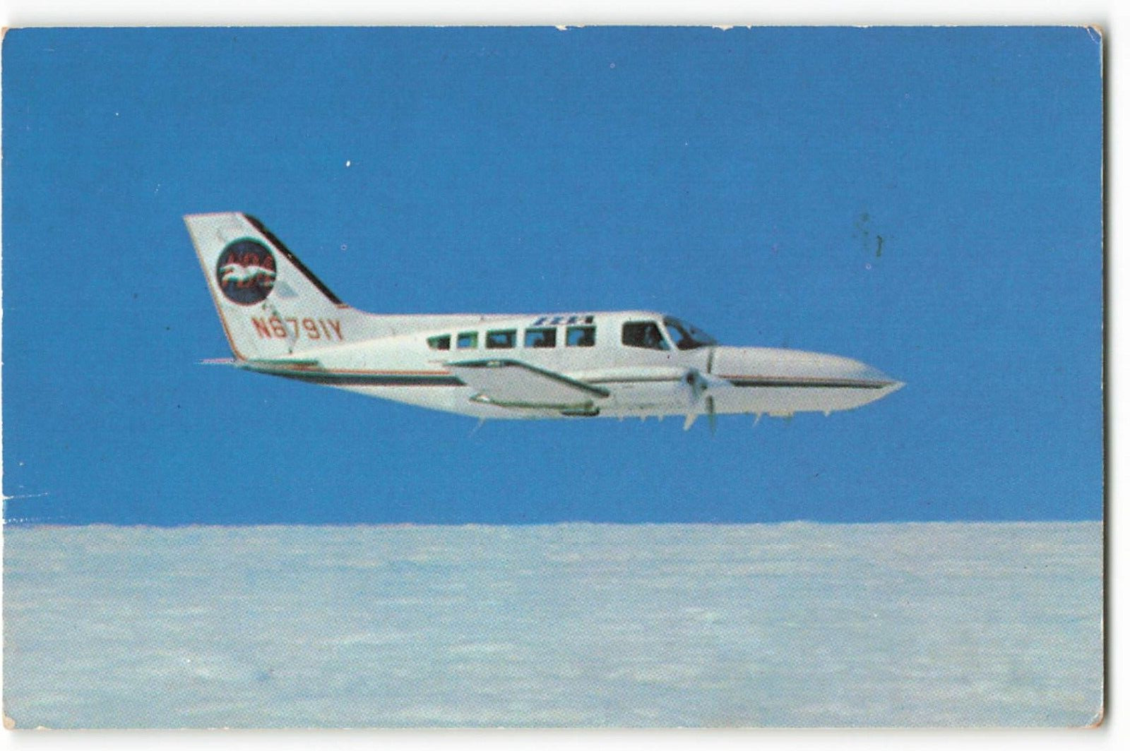 Postcard Airline The Cessna 402 CC9.