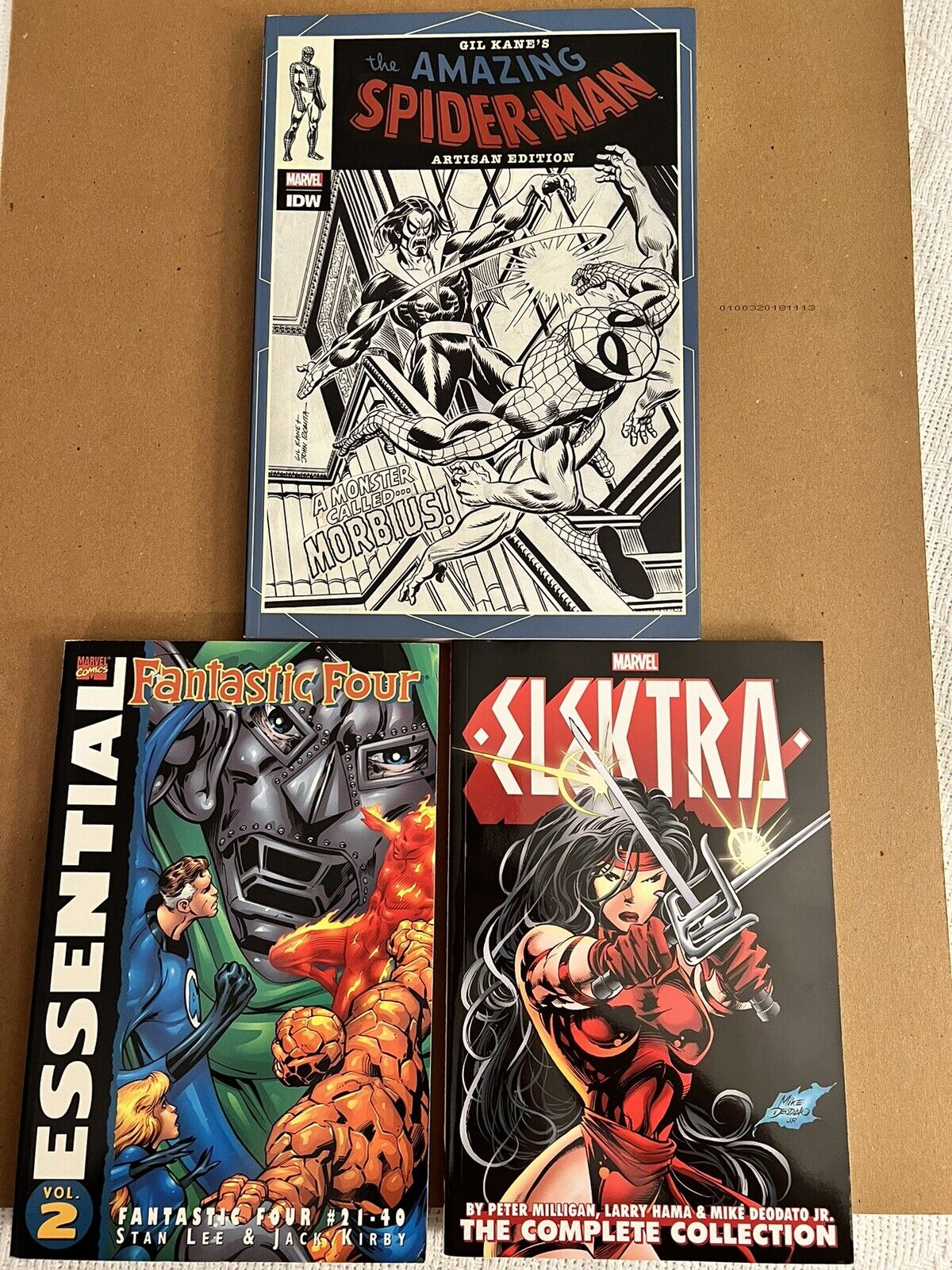 Marvel Comics Graphic Novels Lot Spider-Man Fantastic Four Elektra