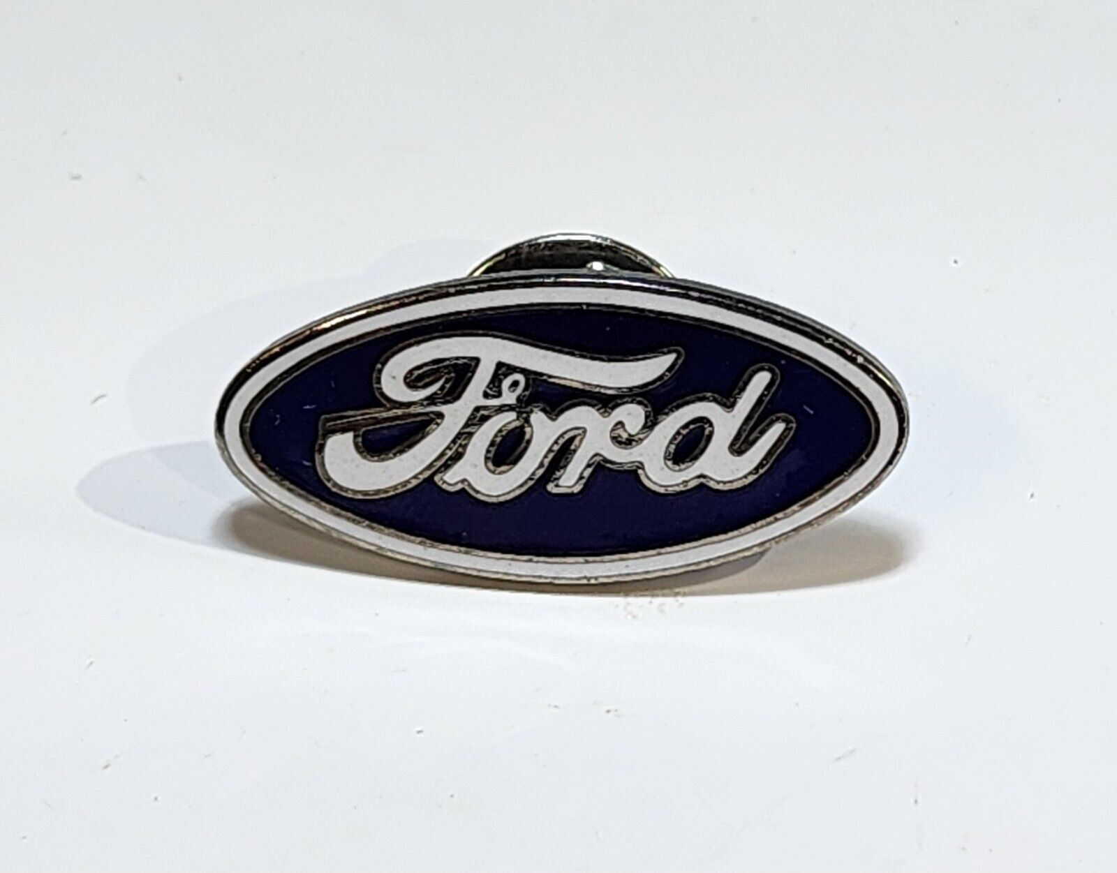 Ford Script Blue Enamel Logo Lapel Pin