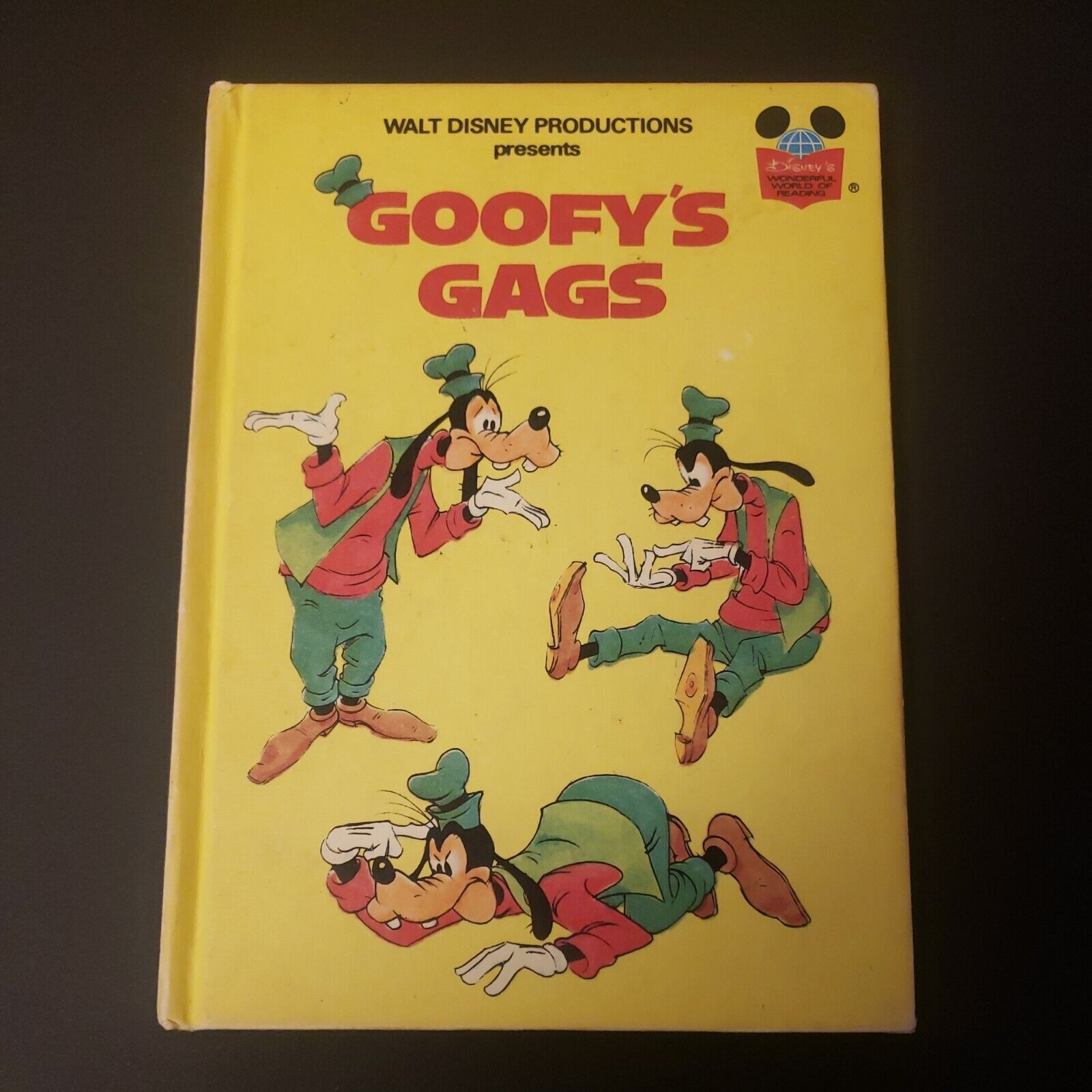 Goofy\'s Gags 1974 Walt Disney Wonderful World Of Reading