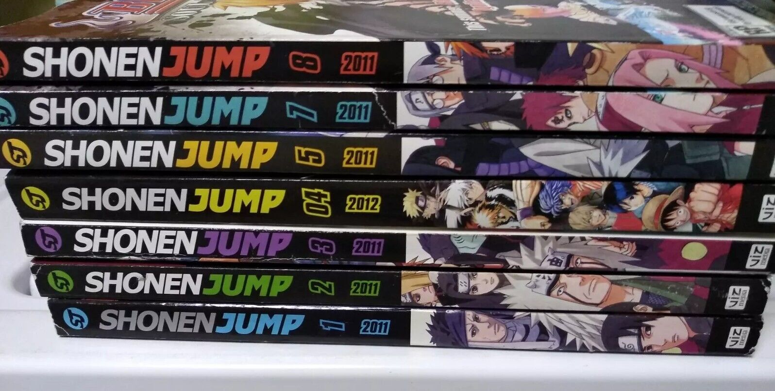 2011 Shonen Jump Magazine Lot 7 Manga Magazines