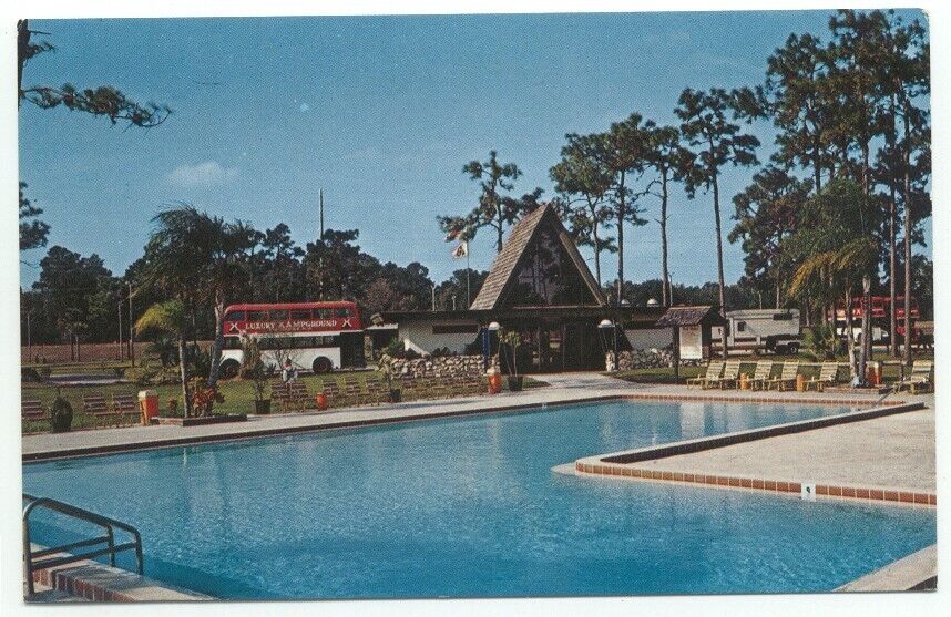 Kissimmee FL KOA Kampground Campground Postcard Florida