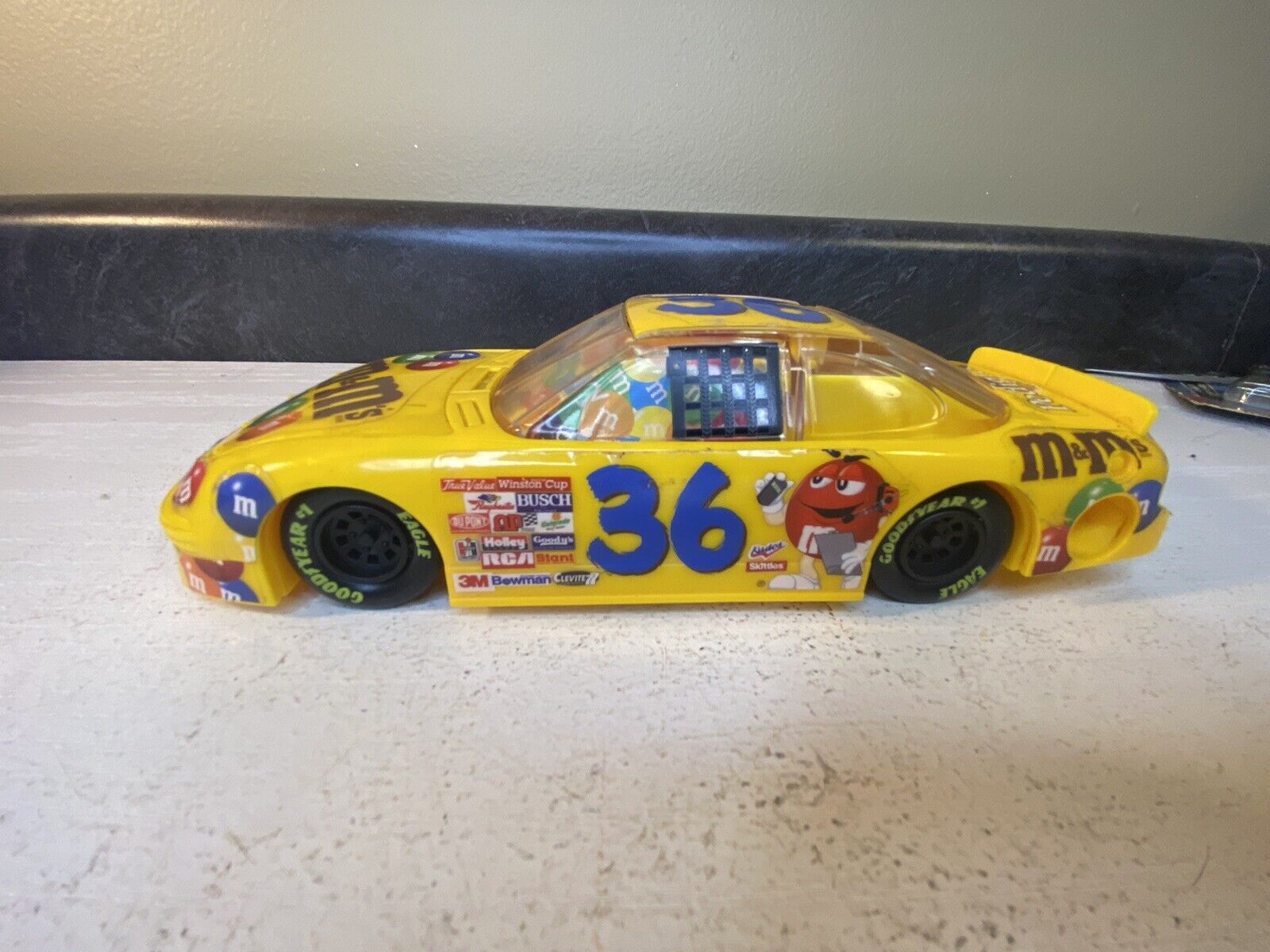 m&m race car 1998 Odzone Plastic NASCAR