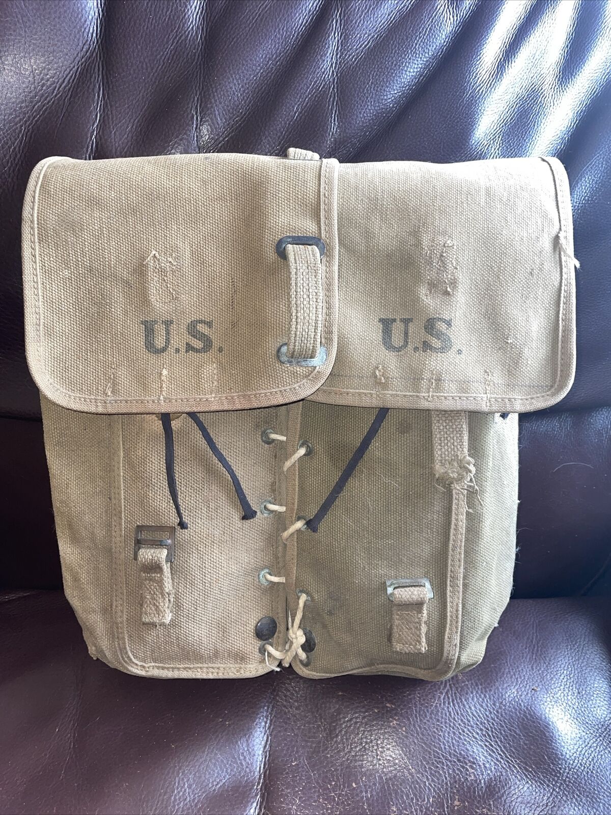 WW1 US CAVALRY RATION BAG - WWI Ration Bag - WORLD WAR 1 RATION