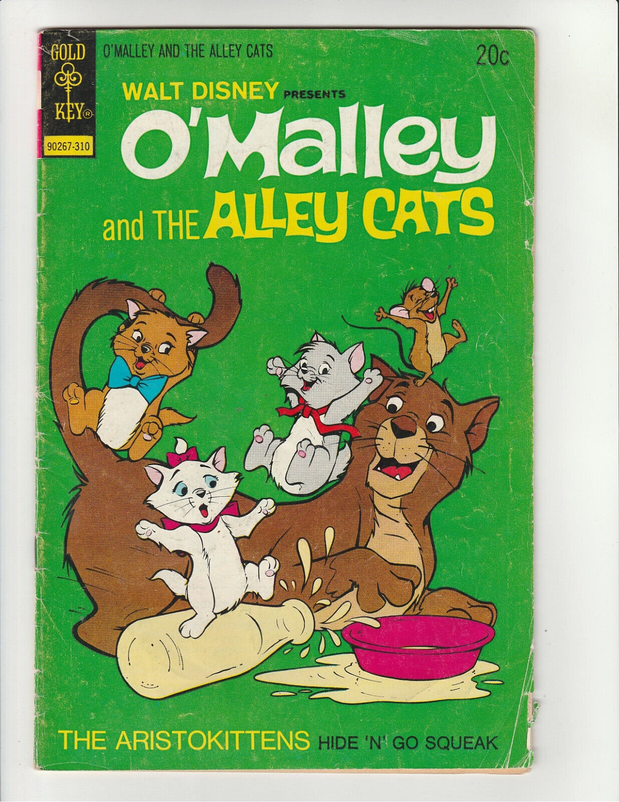 O’Malley and the Alley Cats #8 (1973) Walt Disney Gold Key (3.5) Very-Good– VG-