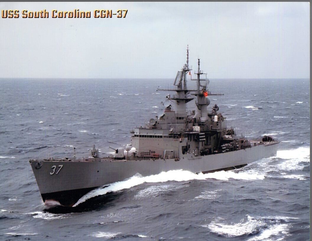 USS South Carolina 37 (#98) - Navy Ship 8x11 Inch Reprint