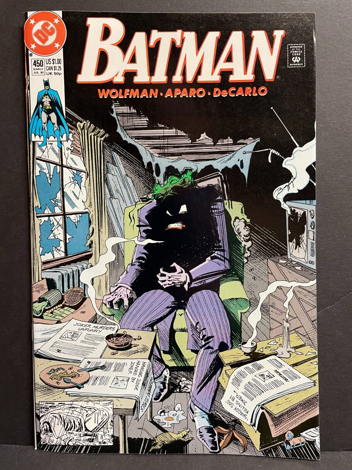 Batman #450  VF/NM  1990 High Grade DC Comic