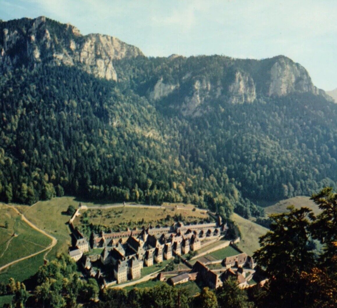 Aerial View Monastere de la Grande Chartreuse France YVON 1970 Vintage Postcard