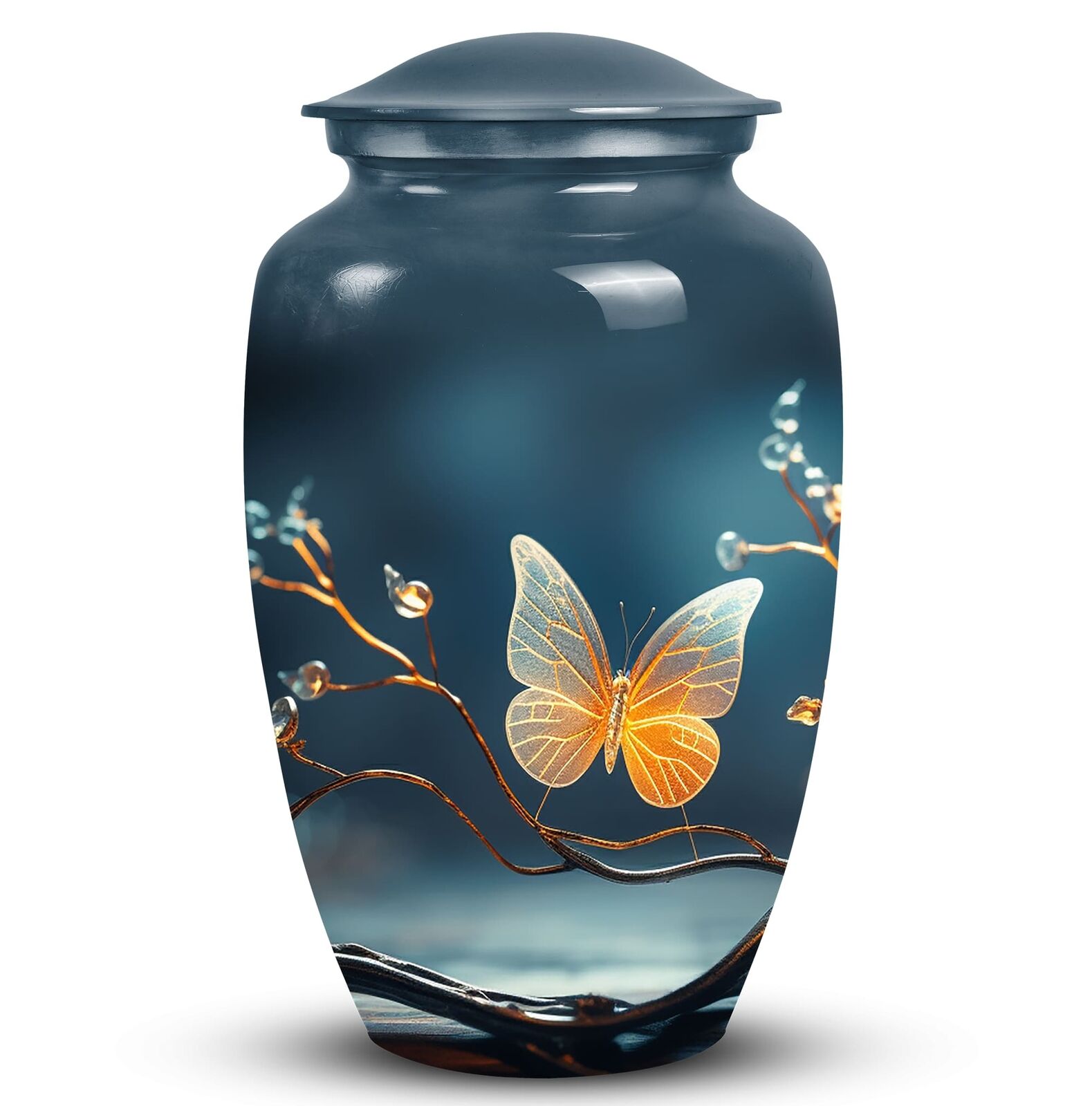 Unique Butterfly Urns for Mom - Custom Funeral Metal Containers