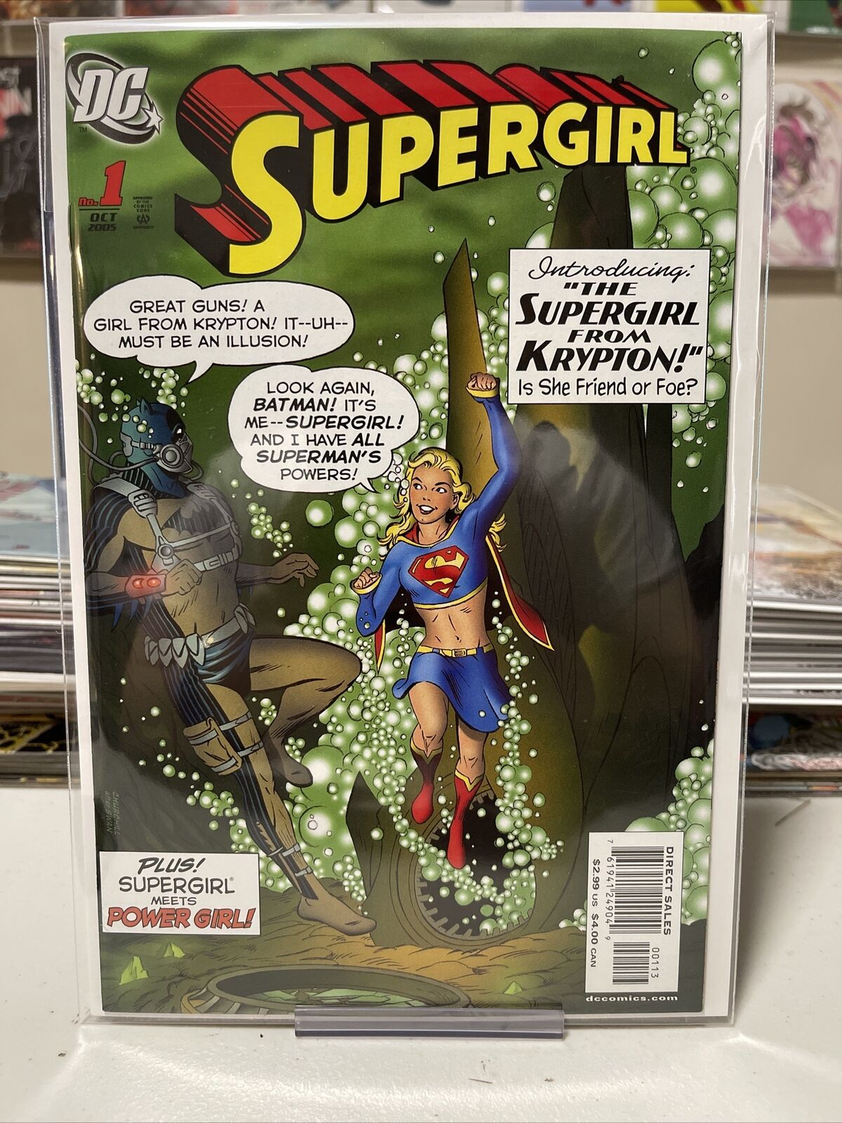 Supergirl #1  Churchill 3rd Print Variant Loeb DC 2005 HTF