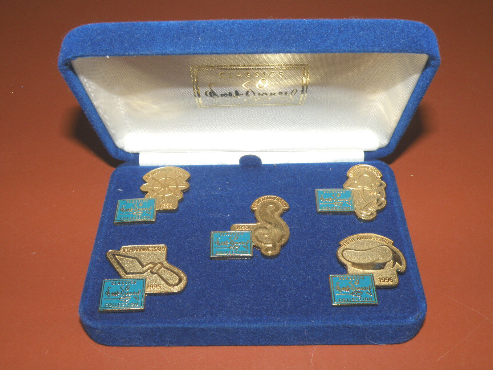 WDCC Anniversary Pin Set, 1st Five Years Commemorative, 1992-1996