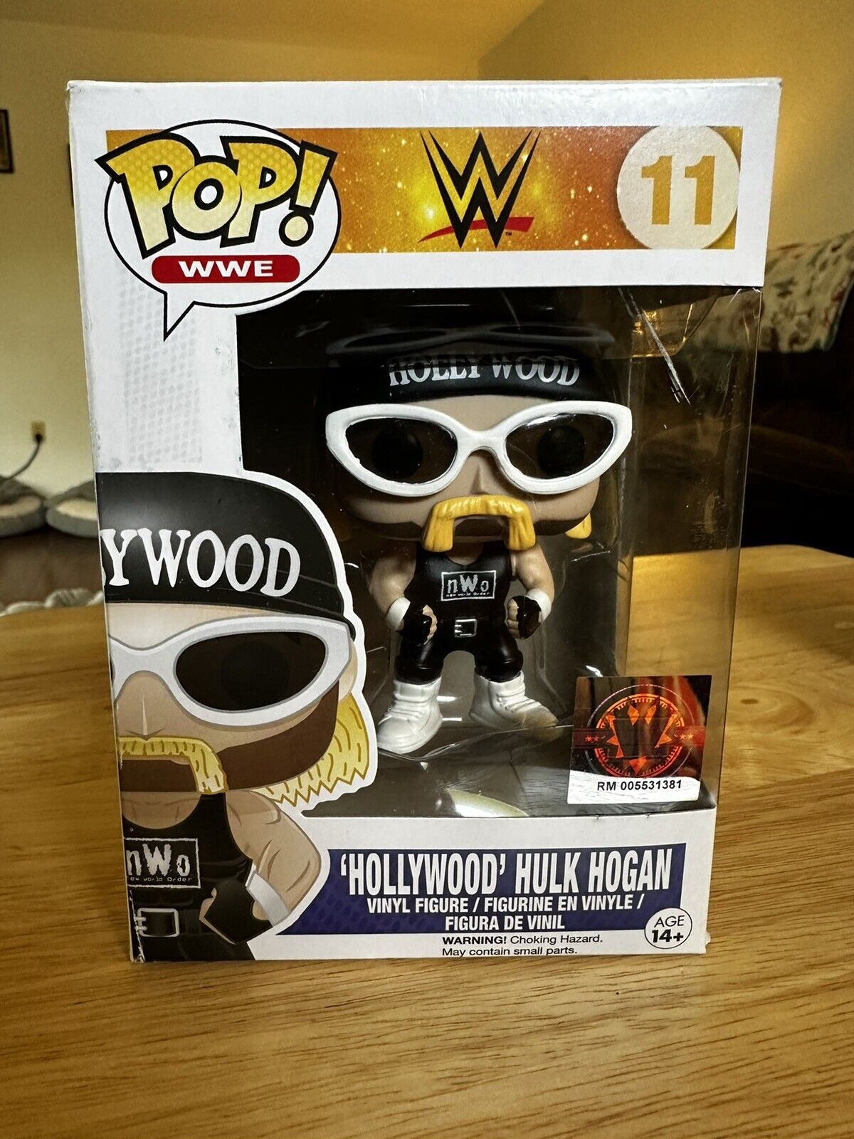 WWE #11 NWO HOLLYWOOD HULK HOGAN FUNKO POP (SEE DESCRIPTION FOR CONDITION)