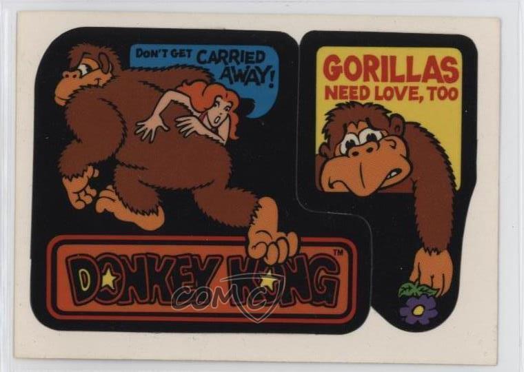 1982 Topps Donkey Kong Don't Get Carried Away 0s55
