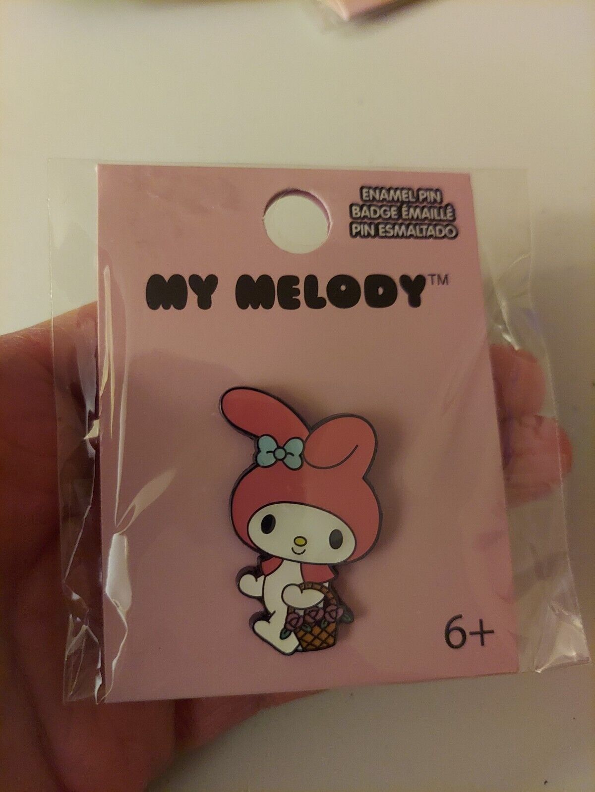 Loungefly Sanrio My Melody with Basket Enamel Pin