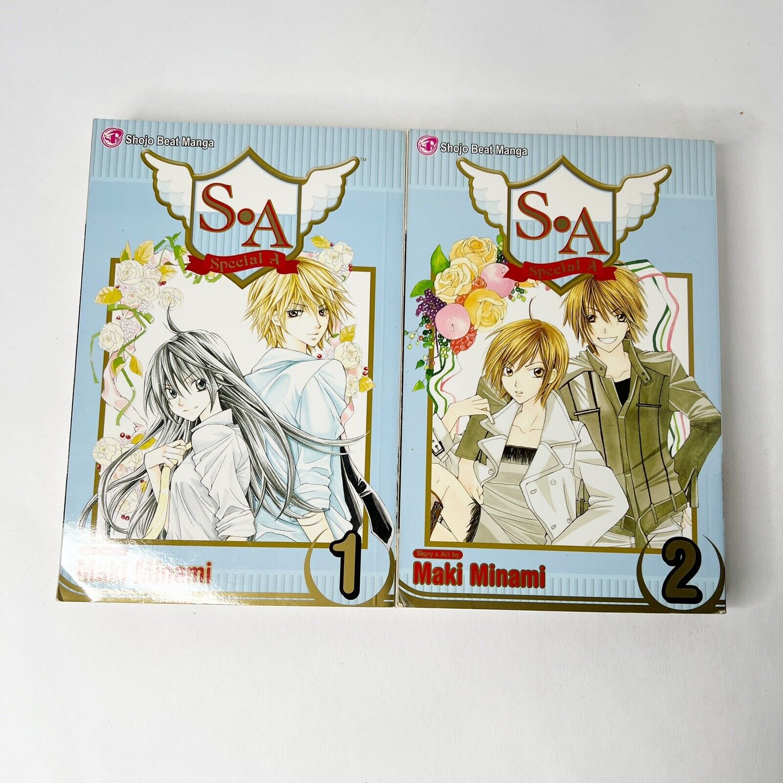S. A. Special A Manga Lot of 2 Volumes #1-2 English Shojo Beat