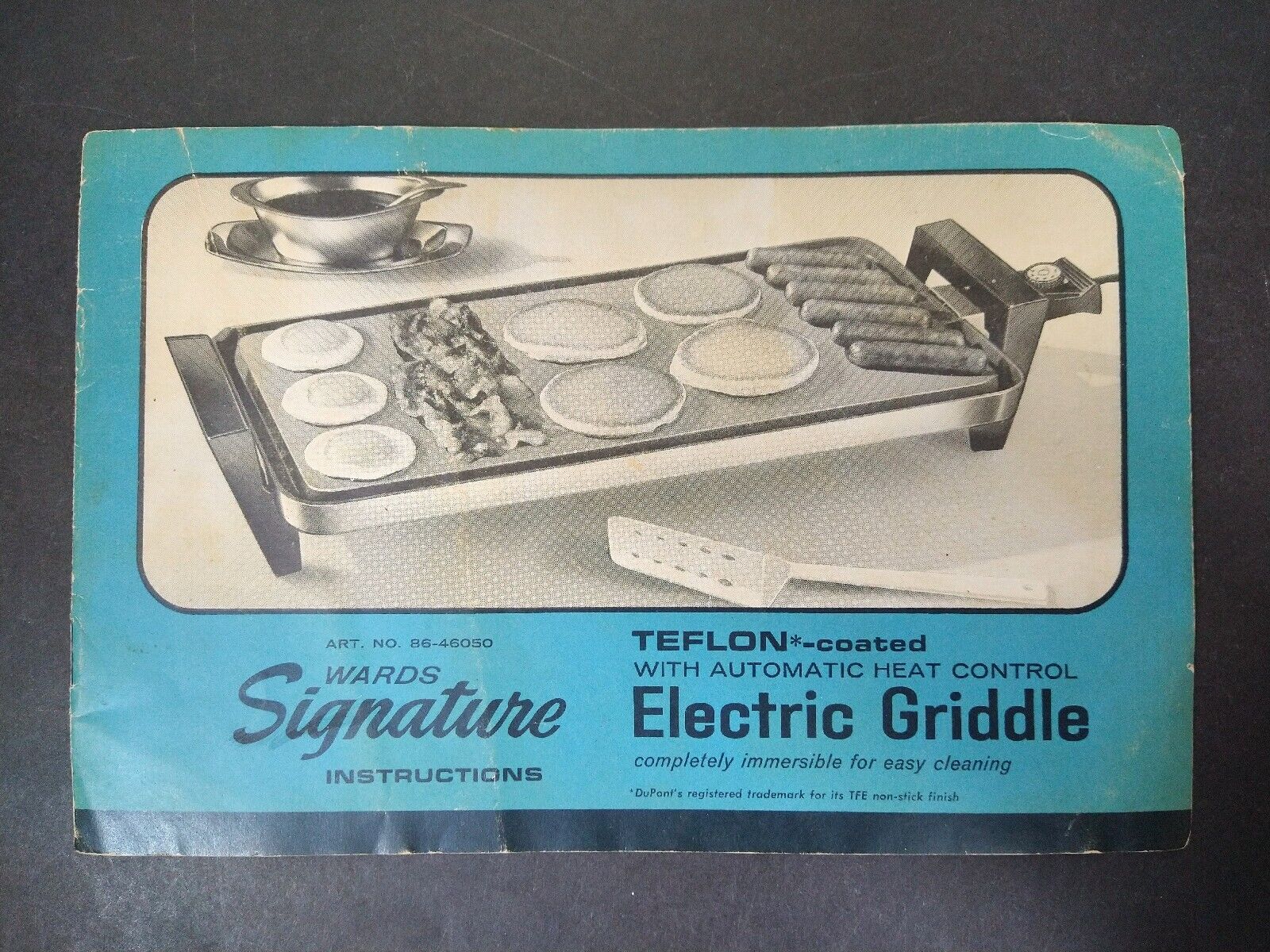 Vintage 1960s Wards Signature Electric Griddle Instructions Booklet