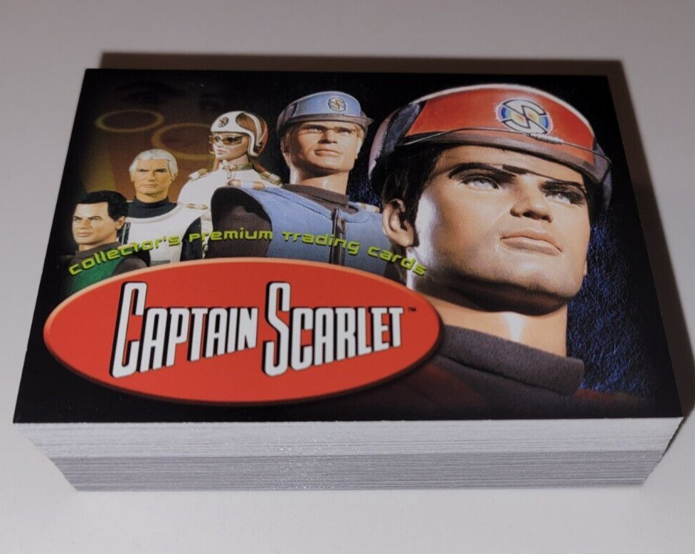 2001 CAPTAIN SCARLET TV Series COMPLETE CARD SET 72 HIGH GRADE NM Gerry Anderson