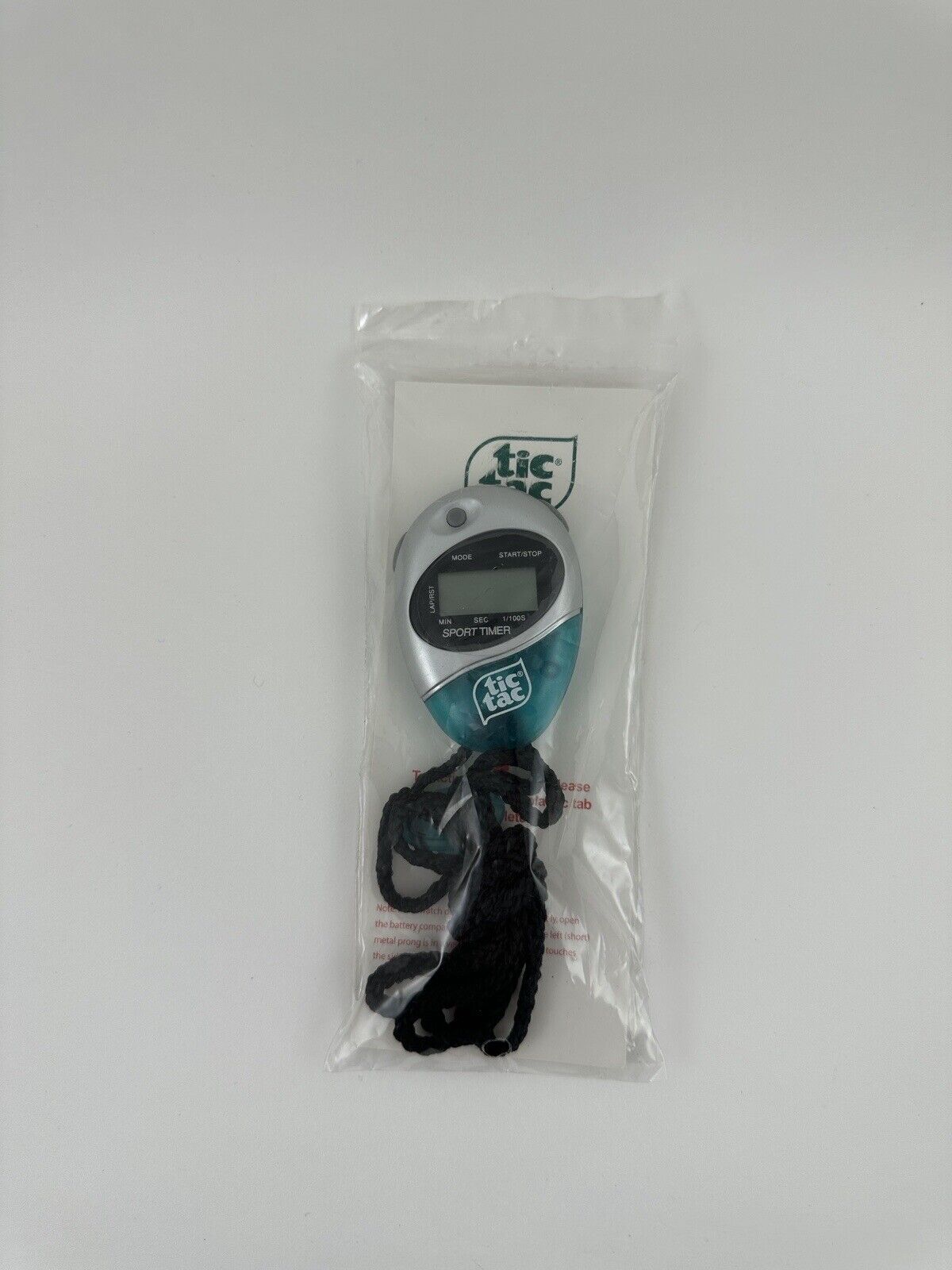 Tic Tac Mint Candy Promo Sport Watch Timer w/ 39'' Cord