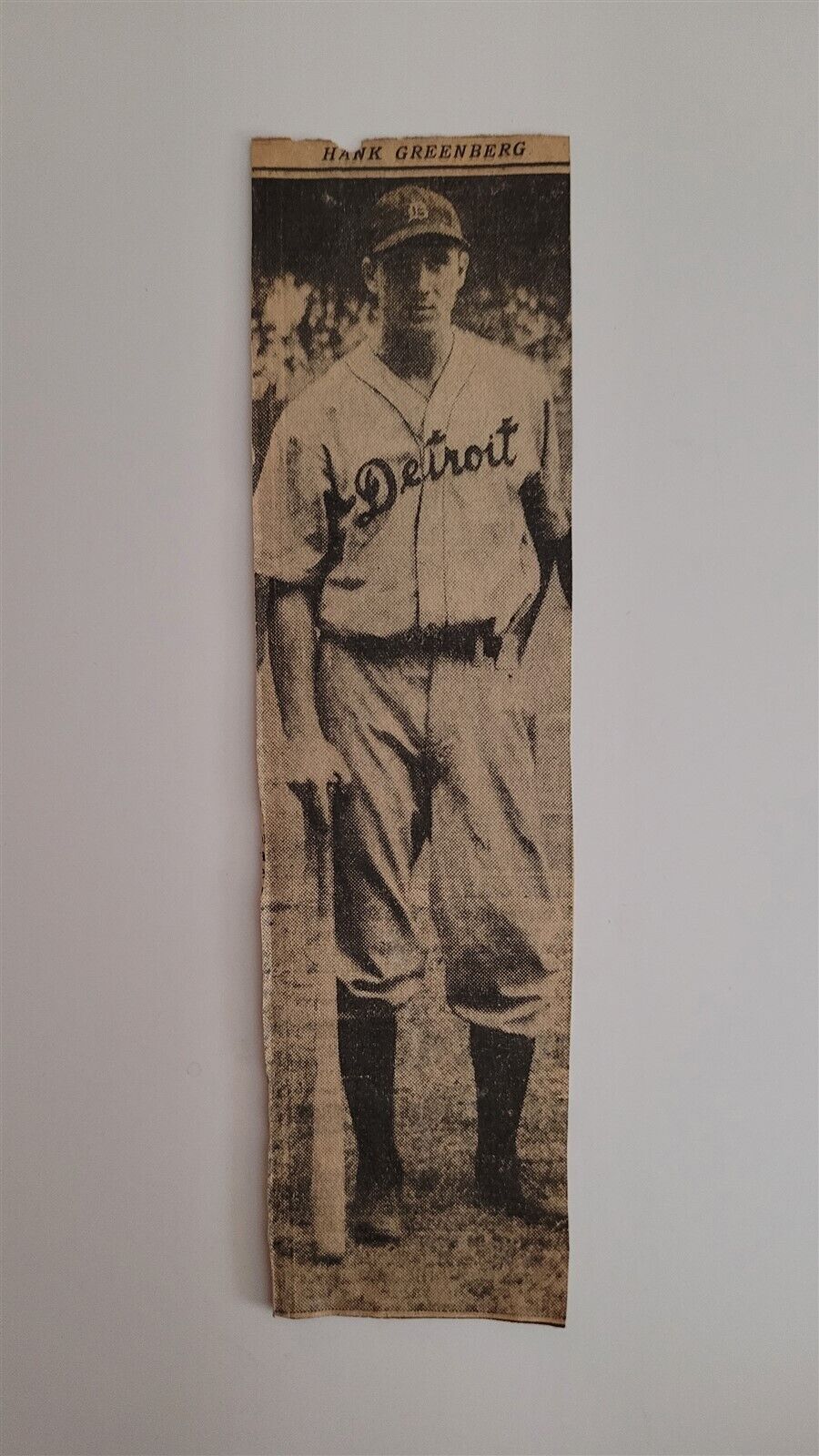 Hank Greenberg Tigers 1936 Baseball Picture Panel
