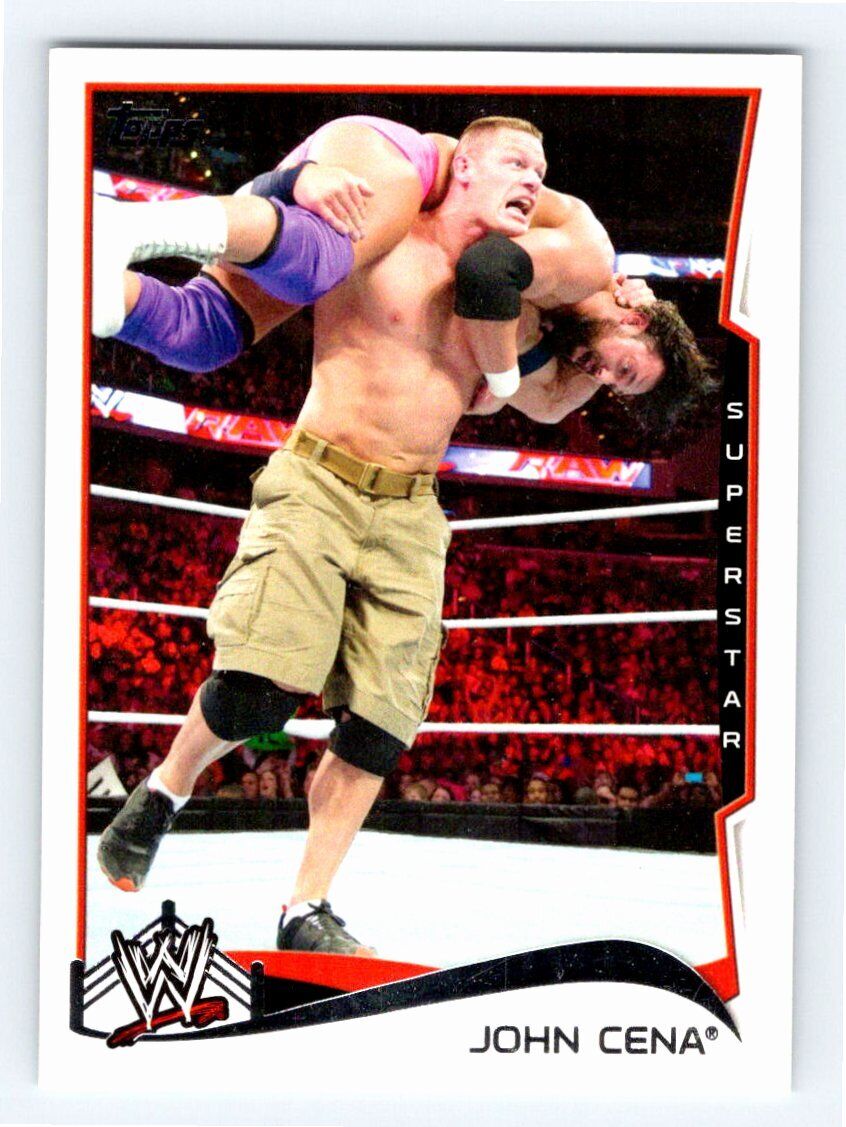 JOHN CENA 2014 WWE Topps Trading Card Wrestling B139
