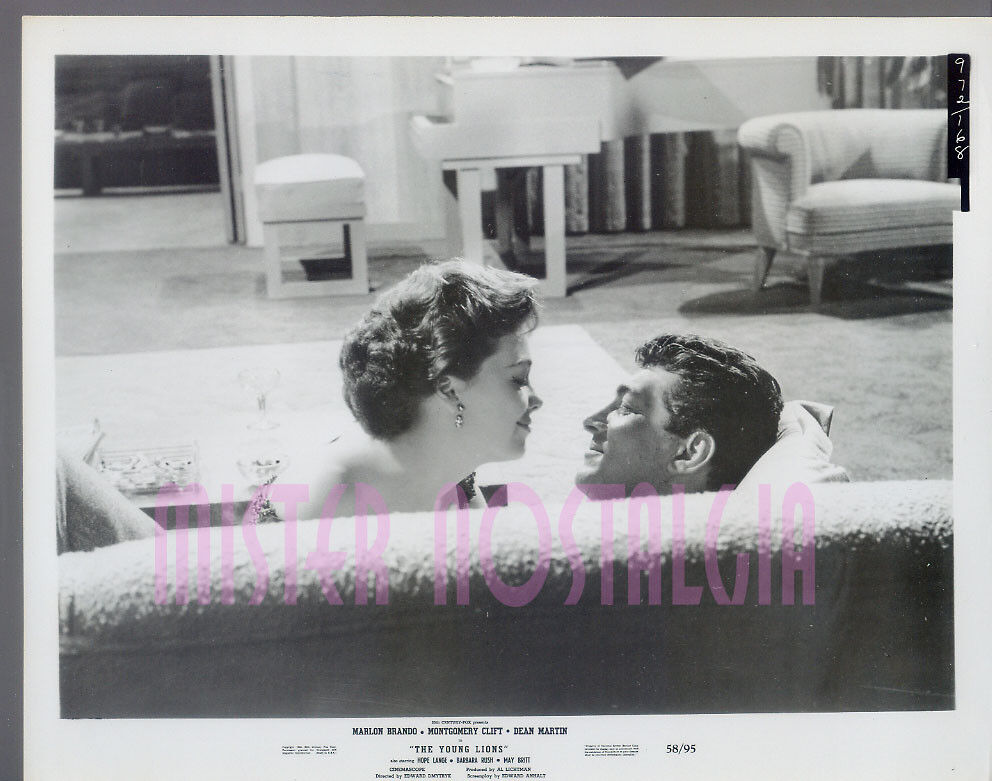 Vintage Photo 1958 Barbara Rush Dean Martin The Young Lions #168