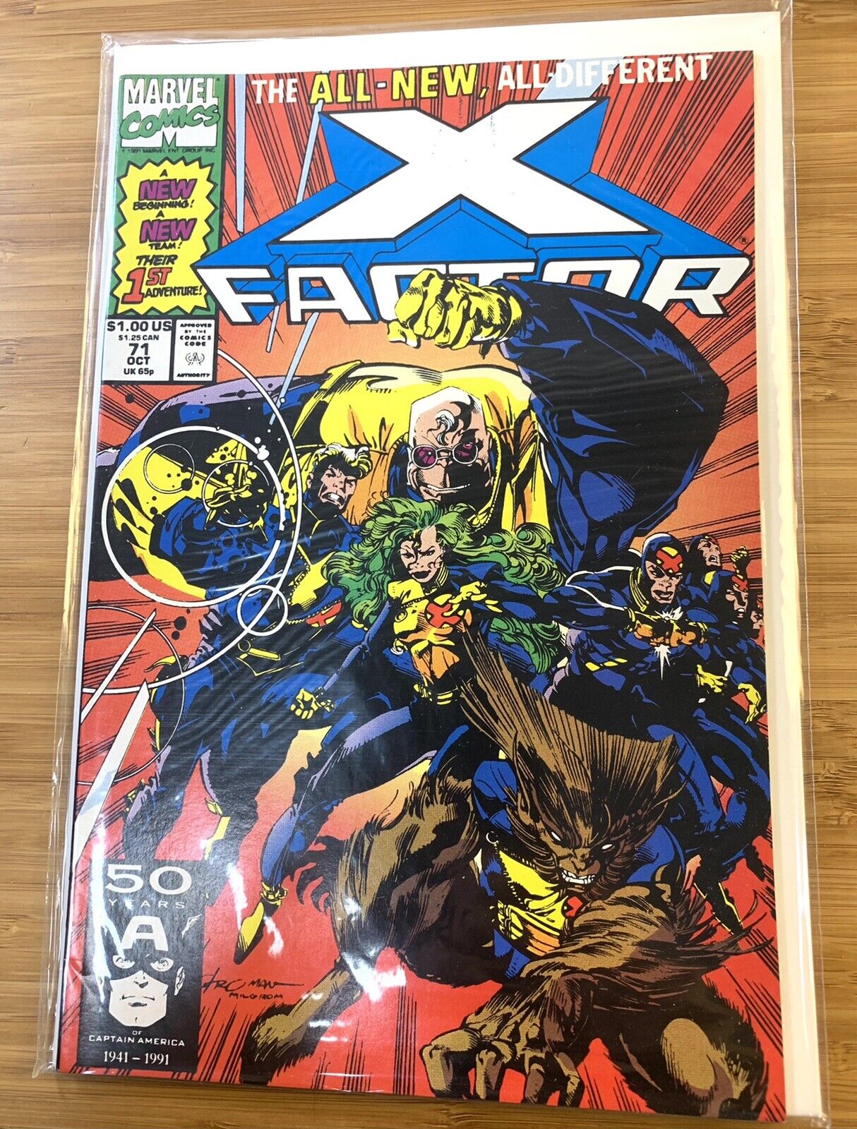 X Factor Issue # 71 Oct 1991 Copper Age Marvel Comics Good NM VF
