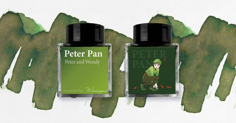 Wearingeul Peter and Wendy Bottled Ink for Fountain Pens in Peter Pan - 30mL